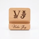 Personalized Wooden Phone Stand - Standard