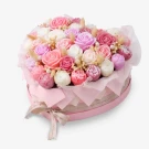 Blushing Ivory Candles - Standard