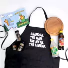 Grandpa's Cooking Essentials - Black Apron