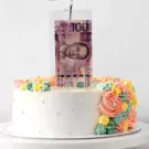 Petals Galore Cake - Money Pulling Cake (Vanilla)