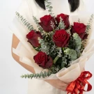 Liora Bloom (6 Ecuadorian Roses) - Red Roses
