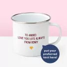 Love Snap Enamel Mug - Standard