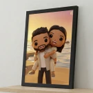 Personalized Pop Figure Photo Frame - Standard