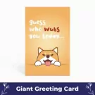 Wuv You Giant Card - default