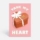 Take My Heart Giant Card - default