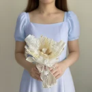 Jewel Mini White Bouquet - Standard