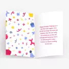 Personalized Birthday Greeting Card - Standard Message