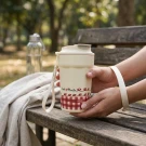 Manila Rhythm Tumbler - Red Gingham