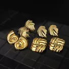 Greek Patterned Earrings - Aphrodite