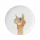 Animal Printed Porcelain Plate Set - Standard