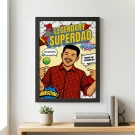 Superdad Komiks Personalized Poster - Standard