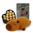 Capybara Plush & Chocolate Gift Set - Standard