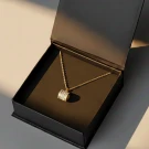 Dione Barrel Necklace - Gold