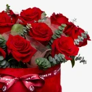 Red Velvet Vows (16 Ecuadorian Roses) - Standard