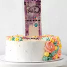 Petals Galore Cake - Money Pulling Cake (Vanilla)