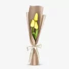 Yellow Tulip Bouquet (3 Stems) - Standard