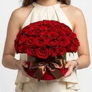 Ruby Bloom (60 Premium Roses) 5