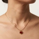 Renee Red Heart Necklace - Standard