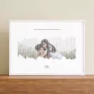 Personalized Photo Soundwave Frame - Standard