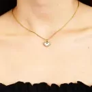 Larissa White Heart Necklace - default