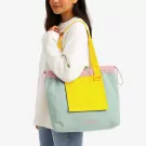 Color Pop Foldable Tote - Lemon Mist