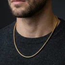 Beaumont Round Gold Chain Necklace - Standard
