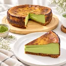 Matcha Basque Cheesecake 1