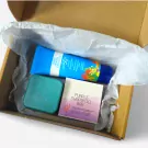 Eco Travel - Purple Shampoo Kit - Aquamarine Shampoo Dish