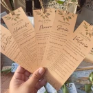 Personalized Name Bookmarks (12 pcs bundle) - Set of 12
