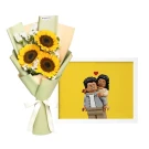 Sunlit Charm with Personalized Photo Frame