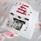 Polaroid Pulling Cake - Chocolate