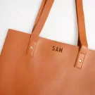 Personalized Leather Tote Bag - default