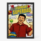 Superdad Komiks Personalized Poster - Standard