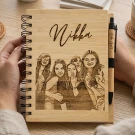 Personalized Bamboo Portrait Notebook - Standard