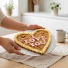Golden Love Cookie Cake - Standard