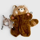 Raccoon Plush Bag - Standard