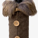 Christmas Wine Bottle Cover - White Wine