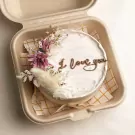 Purple Bloom Bento Cake - Standard