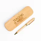 Teacher's Wooden Pen Case - Magic