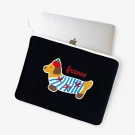Dachshund Days Laptop Sleeve - Black
