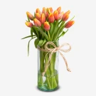 Red-Orange Tulips (20 Stems) - Standard