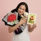 Mom's Giant Crochet Rose Bundle - Standard