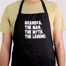 Grandpa's Cooking Essentials - Black Apron