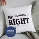 Personalized Right Pillow - default