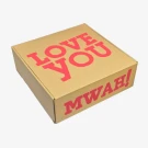 Wine and Cheese Valentine's Box with Rose - I Love You Box