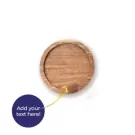 Personalized Wood Coaster - solo