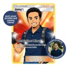 Custom Dad Trainer Card Frame