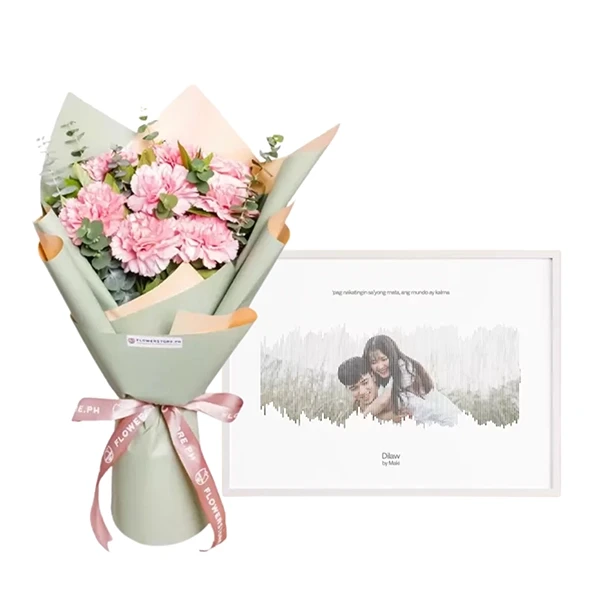 Love Blossom with Personalized Photo Frame