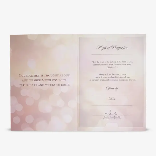 Sympathy Mass Card 3