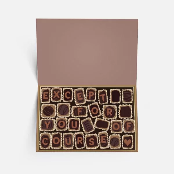 Sweeter Than Chocolate Giant Card - default